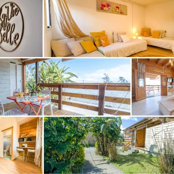 Évasion Nature Lodge - Nature & Sérénité - WiFi Netflix - Proche du Volcan - Cosy - Parking Gratuit，位于Maison de lʼEnfance的酒店