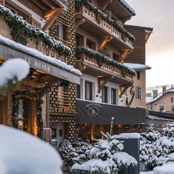 Coeur de Megève，位于梅杰夫的酒店