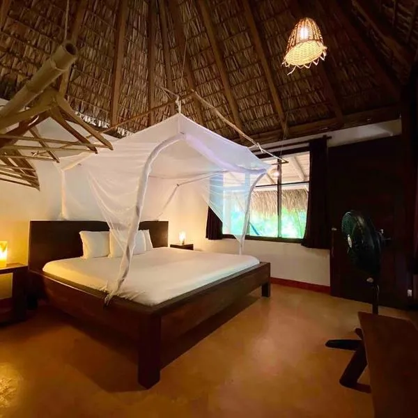 Cabaña 2 El Cactus Playa Mermejita，位于马祖特的酒店