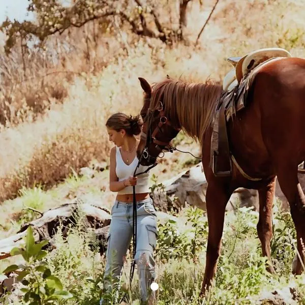 Rancho Reencuentro Cabalgatas y Meditación，位于Ixtapan del Oro的酒店