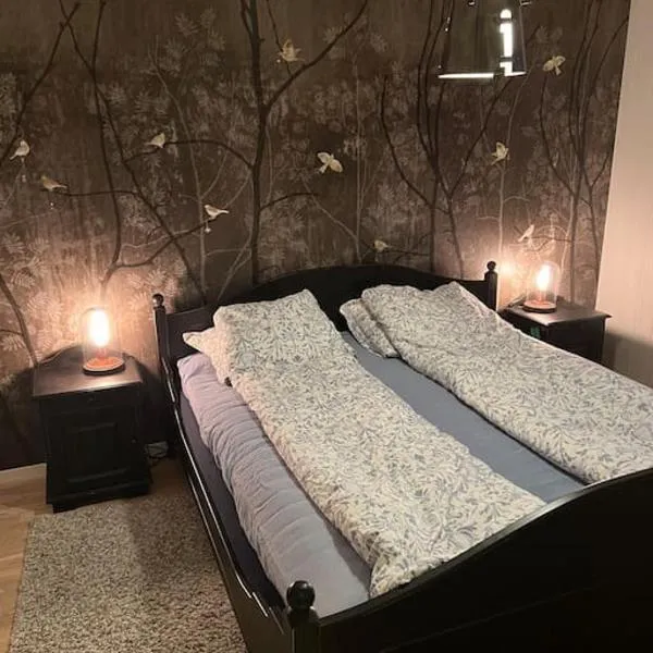 Nydelig villa med havutsikt og utendørs badestamp，位于Botnhamn的酒店