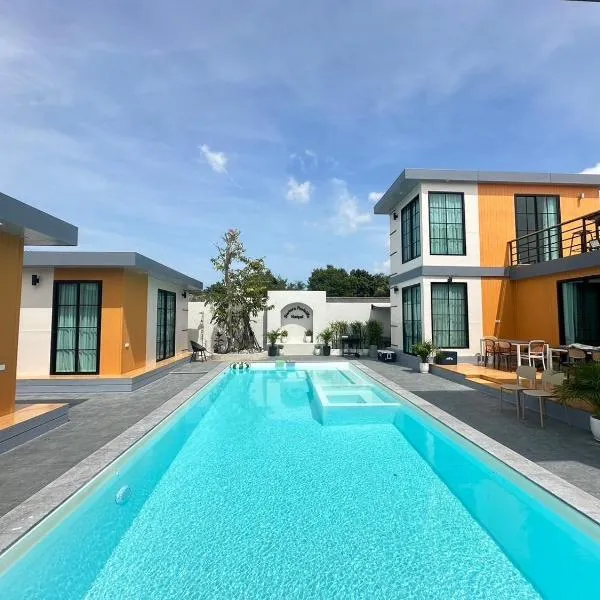 Dertera Poolvilla เดอเทร่าพูลวิลล่า หาดใหญ่，位于合艾的酒店