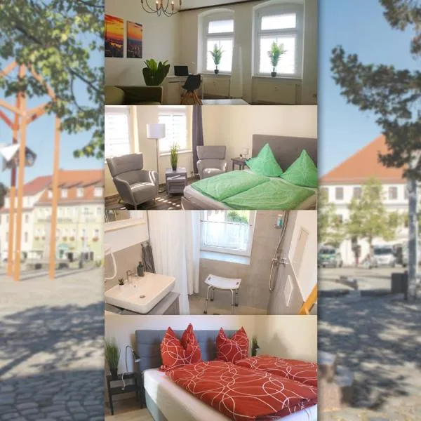 Bischofswerda Ferienwohnung Familienfreundlich Seniorengerecht，位于比绍夫斯韦尔达的酒店