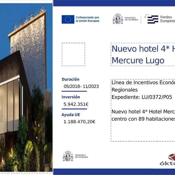 Mercure Lugo Centro，位于卢戈的酒店