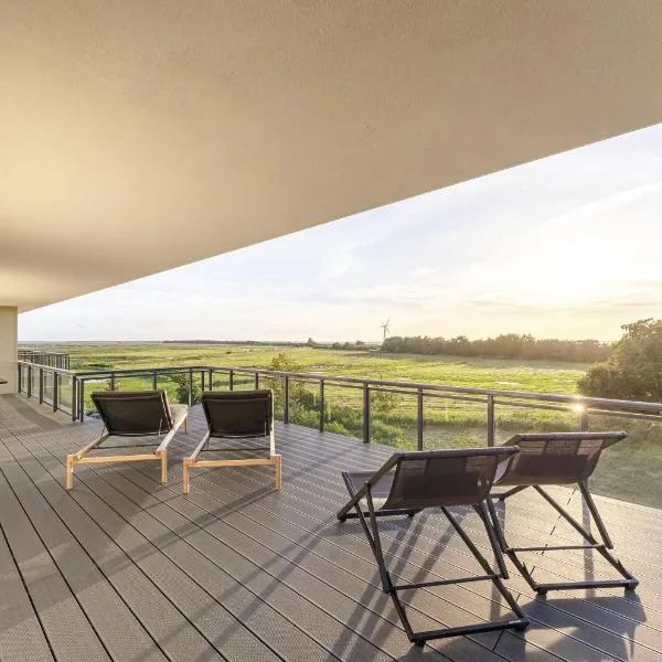 5 Sterne Ferienwohnung Strandblick，位于欧巴德伍斯图的酒店