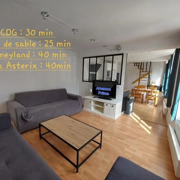 Appartement en centre de village，位于Betz的酒店
