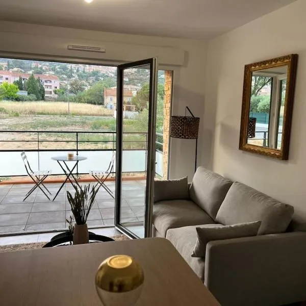 Charmant appartement a Bormes les Mimosas，位于博尔马斯·莱斯·米默萨斯的酒店