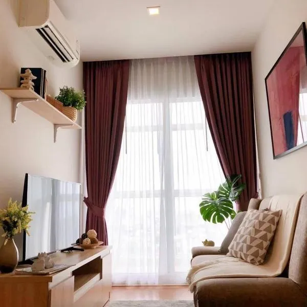 BKK Downtown2min walk toBTS，位于Ban Khlong Samrong的酒店