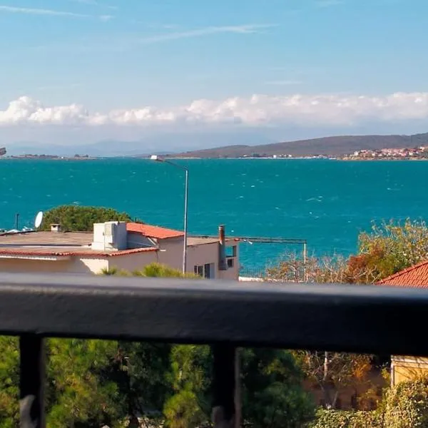 aj konukevi müstakil ev dört odalı，位于艾瓦勒克的酒店