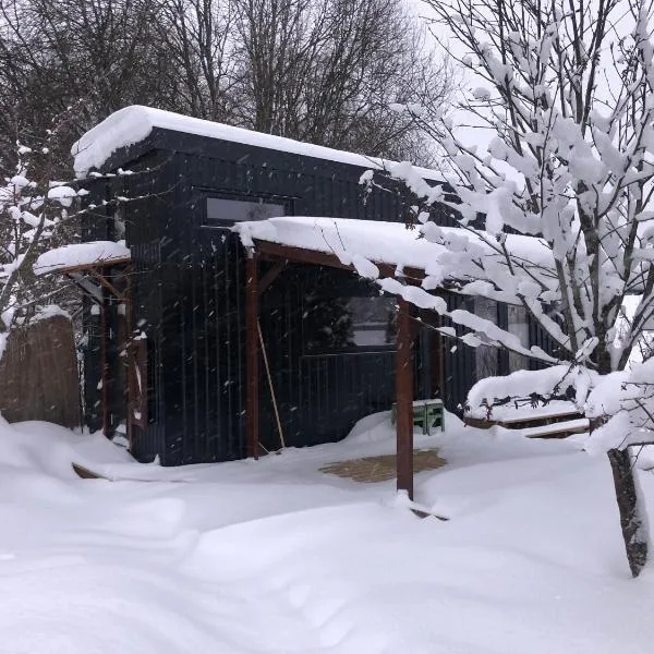 Stunning tiny house in beautiful garden，位于Eidsvoll的酒店