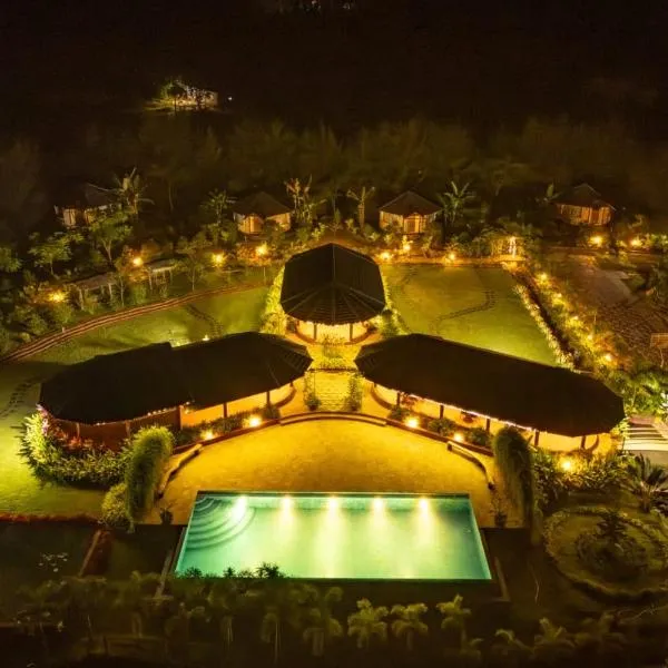 The parijat cottages，位于丹德利的酒店