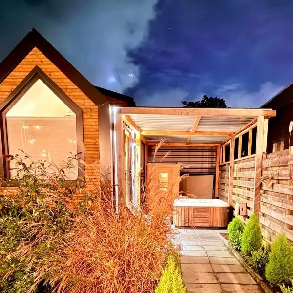 Tiny house with sauna & jacuzzi near Amsterdam，位于Vijfhuizen的酒店