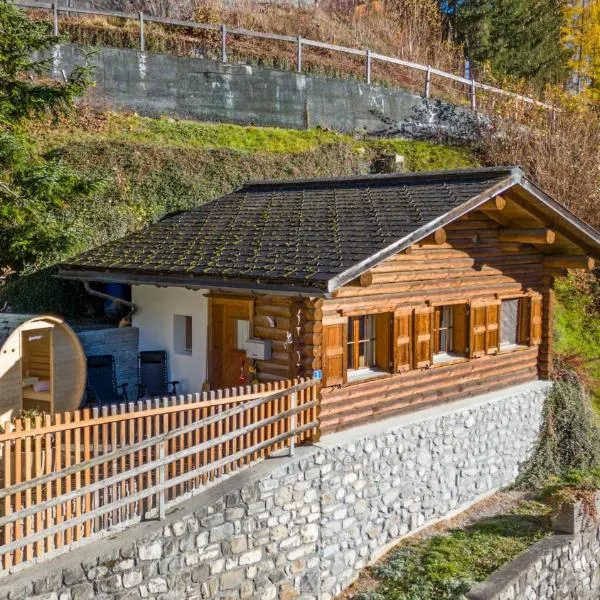 Gemütliches Chalet mit privater Sauna und schöner Aussicht，位于Küblis的酒店