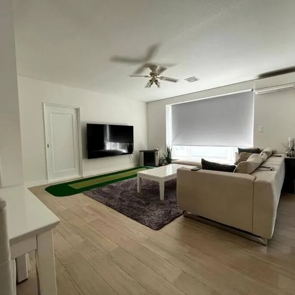 帯広駅から車で10分 リバーサイドにある一軒をまるまる貸切12名まで，位于音更町的酒店