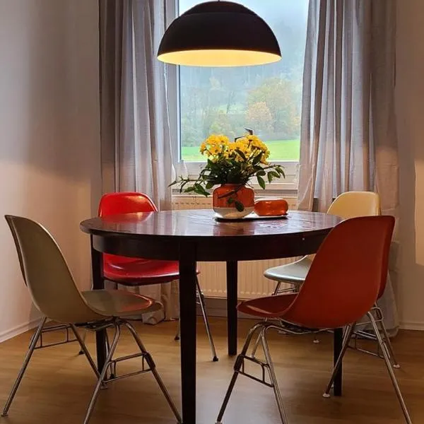 Ferien-und Monteurwohnung 'Friedersdorfer Mühle'，位于Pressig的酒店