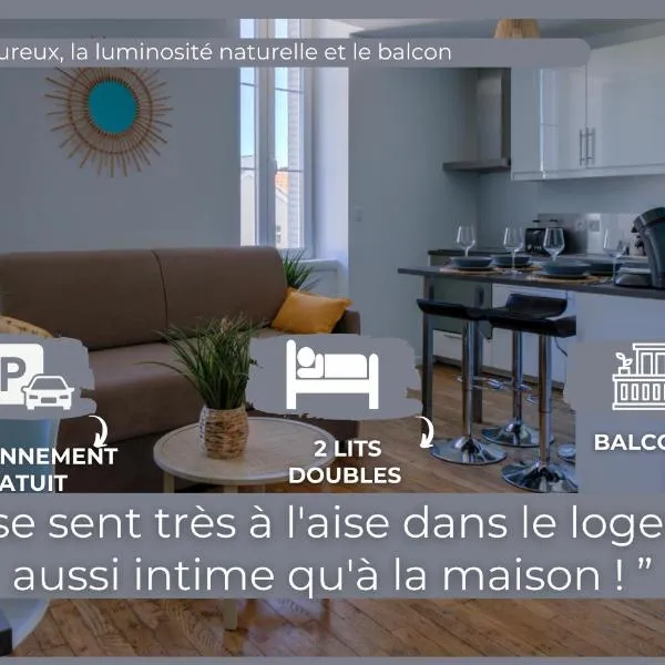 La Girelle -4 pers- Balcon- parking gratuit，位于布雷斯地区布尔格的酒店