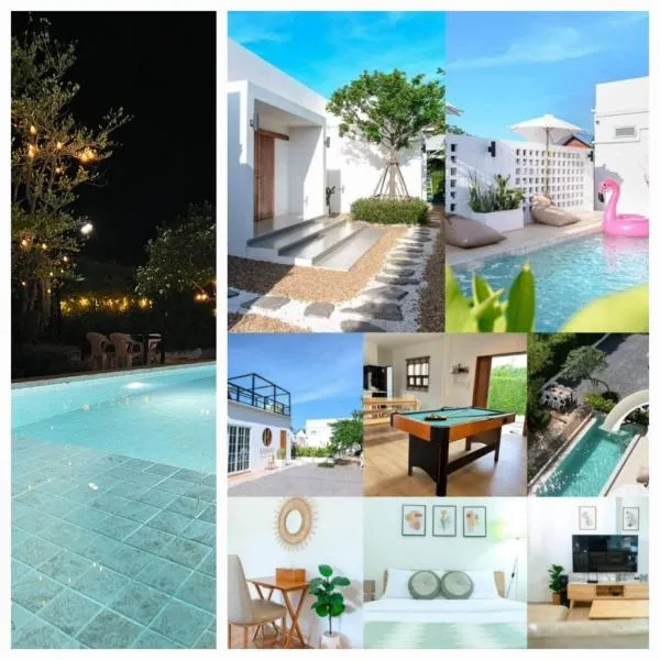 Banrao Pool Villa Khaoyai บ้านเราพูลวิลล่าเขาใหญ่，位于Ban Tha Maprang的酒店
