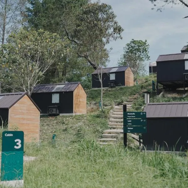 Bobocabin Kaldera, Toba，位于Parmonangan的酒店