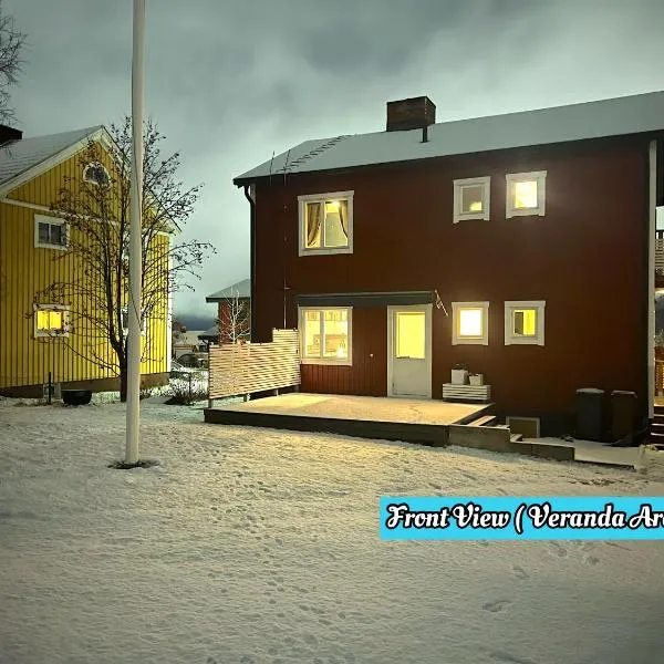 Kiruna Accommodation Vintergatan 5B, Villa for 10 Person，位于基律纳的酒店