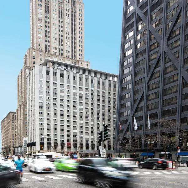 芝加哥密歇根大道威斯汀酒店，位于芝加哥的酒店