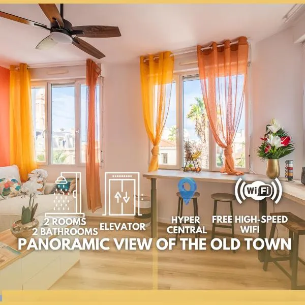 Le Cosy Perpignan Centre, 2 rooms, 2 bathrooms, free WIFI, free parking, lift, central, renovated, spacious，位于佩皮尼昂的酒店