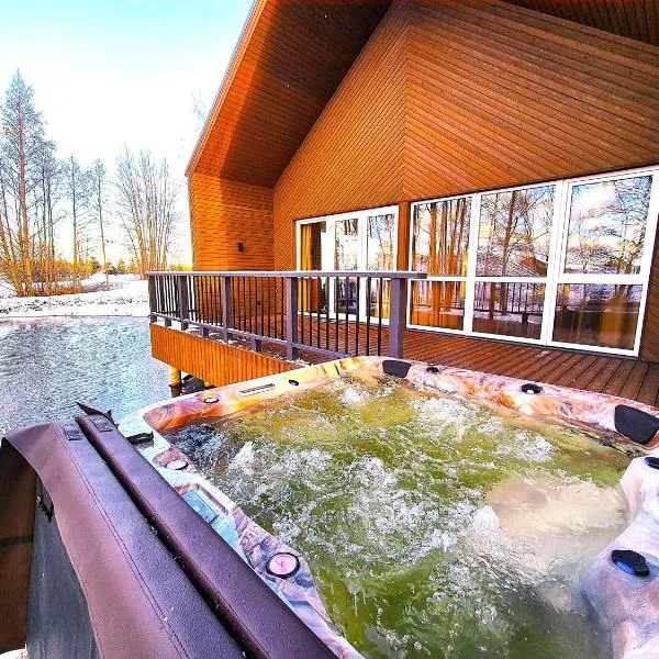 Župė Dream House with jacuzzi and sauna，位于卡尔克尔的酒店