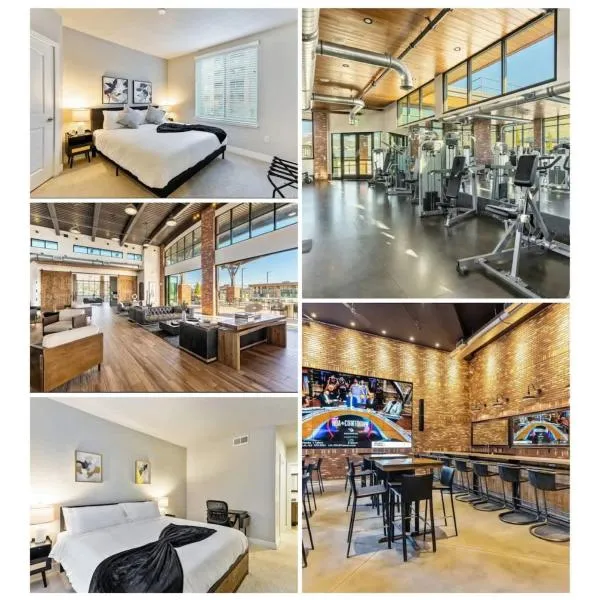 1min Delta - Salt Palace - King Bed - Gym - Parking，位于盐湖城的酒店