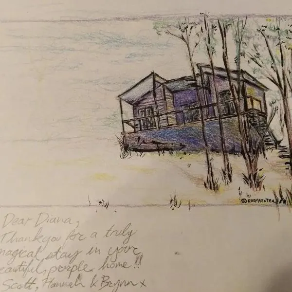 Purple House - corner spa, views and wildlife，位于赫本温泉的酒店