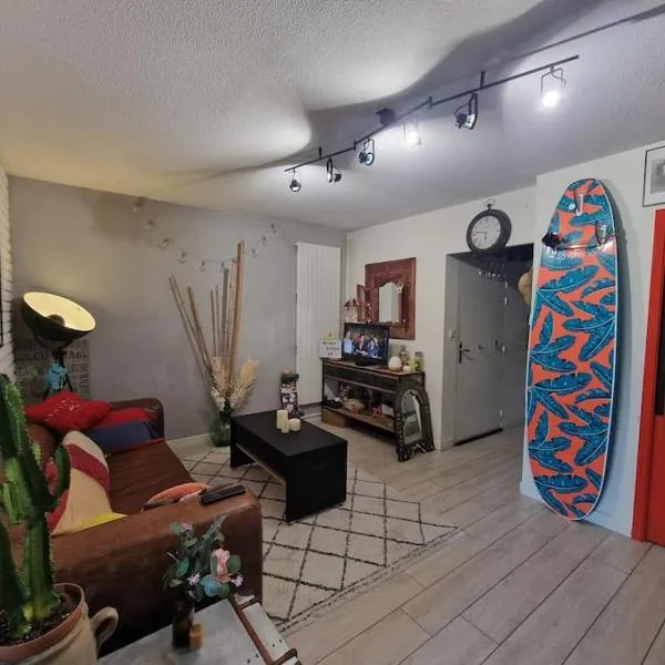 Appartement bord de Garonne avec Parking，位于图卢兹的酒店