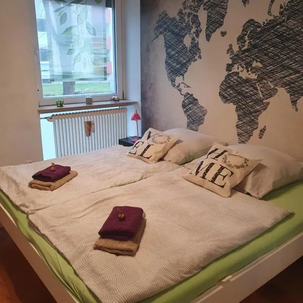 Ferienwohnung Apartment modern, bis 4 Personen, Altstadt fußläufig，位于兰茨胡特的酒店