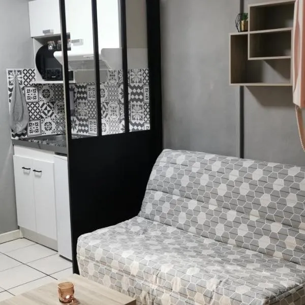 "Charmant"studio avec balcon，位于拉肖的酒店