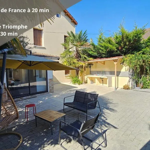 Studio cosy et lumineux proche Paris et Stade de France,位于斯坦的酒店