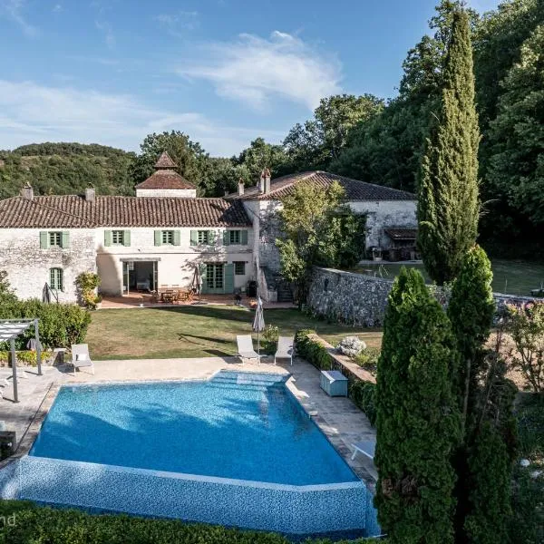 MANOIR Le Moulinal47 - vue panoramique，位于科尔巴耶克的酒店