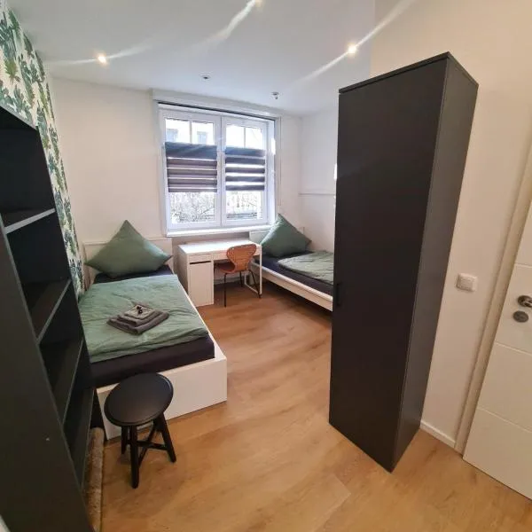 Wohnung Ilz - im Zentrum, Parkplatz, Küche, getrennte Betten，位于帕绍的酒店
