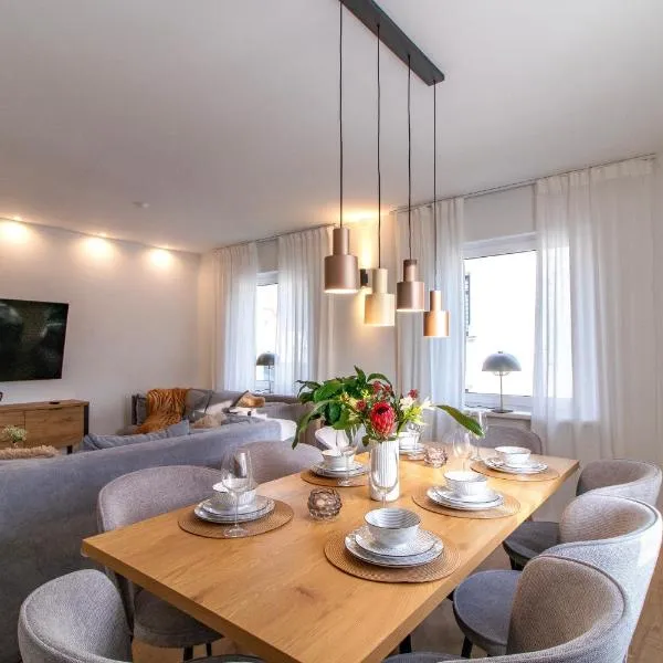 Stilvolles City-Apartment I Netflix I WLAN l Stellplatz I Zentral，位于施瓦岑贝格的酒店