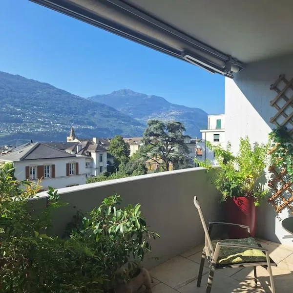 Appartement centre de Sion avec Parking，位于锡永的酒店