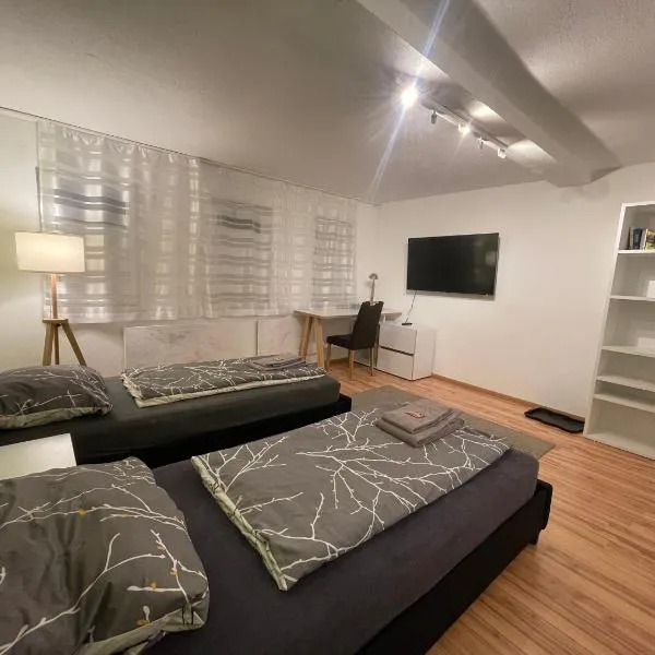 Exklusives Zimmer mit geteiltem Bad und Küche OM，位于Stadtilm的酒店