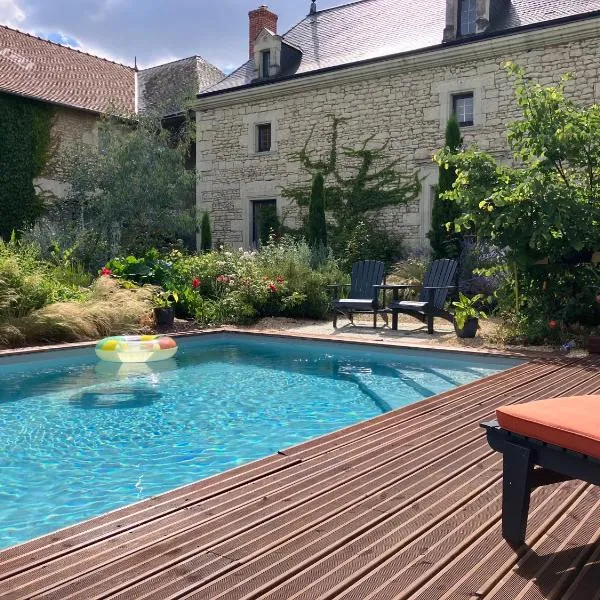 Le Manoir des Sables - Chambre familiale grand confort，位于Berthegon的酒店