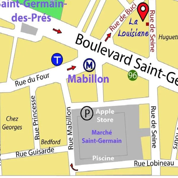 Hotel La Louisiane，位于巴黎的酒店