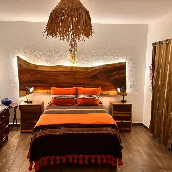 Departamento Guayacan Tepoztlan，位于Amatlán的酒店