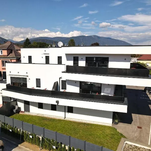 Amaria Downtown Aparthotel Villach，位于法克湖的酒店