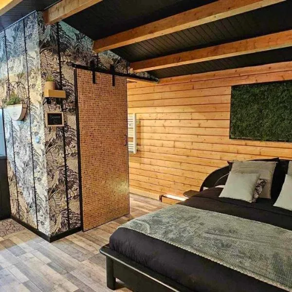 Chalet cosy avec vue imprenable，位于勒吕克的酒店