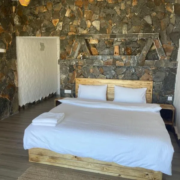 Panorama Guest House Jabal Shams，位于Sa‘ab Banī Khamīs的酒店