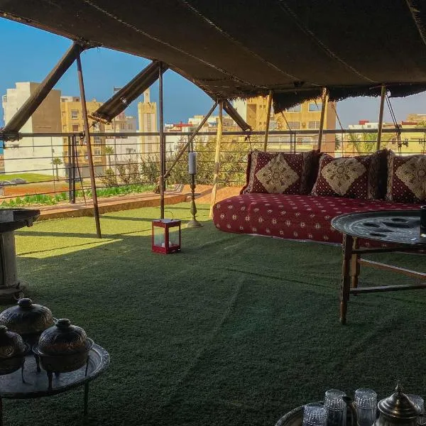 Villa Dar Lghzal Private Villa with Garden, Rooftop & Authentic Dining in Rabat，位于拉巴特的酒店