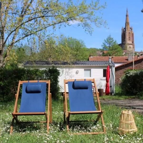 CAMPING VERT LAVANDE，位于Belmont-sur-Rance的酒店