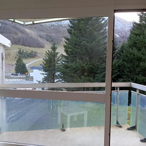 Bonito estudio a pie de la pista de Gourette，位于古雷特的酒店