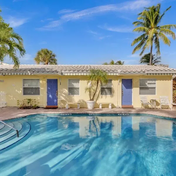 Bahama Beach Club Pompano - Fort Lauderdale - Charming and Cozy Studios & Apartments close to Beach with heated Pool，位于帕诺滩的酒店