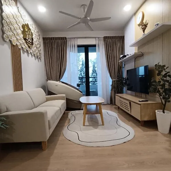 Auliya Homestay Melaka Seaview Pantai Puteri，位于Kampong Pantai Dusun的酒店