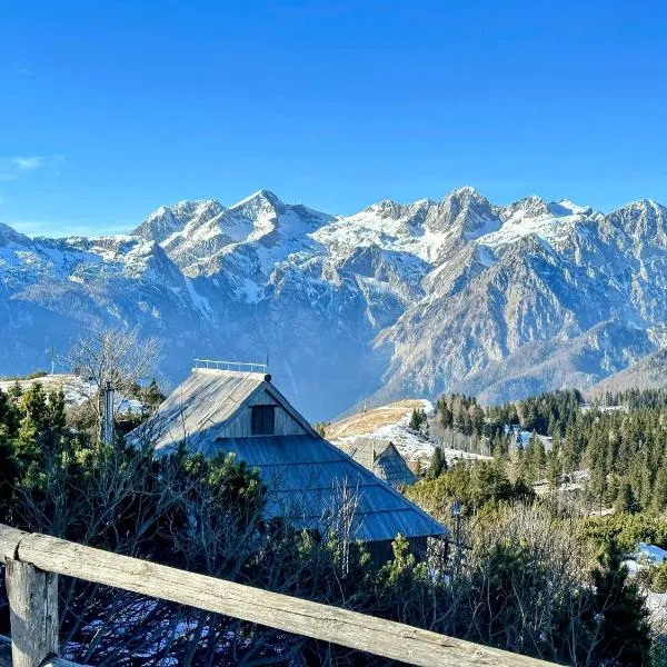 Koča Velika Planina - Chalet Kamrica，位于Stahovica的酒店