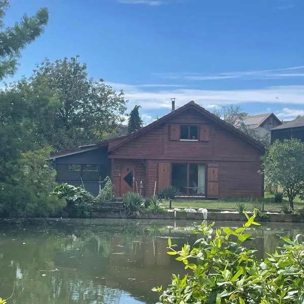 Chalet au bord d'un étang，位于Ueberstrass的酒店